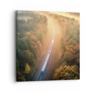 Quadro em tela - Uma viagem de outono - 40x40 cm