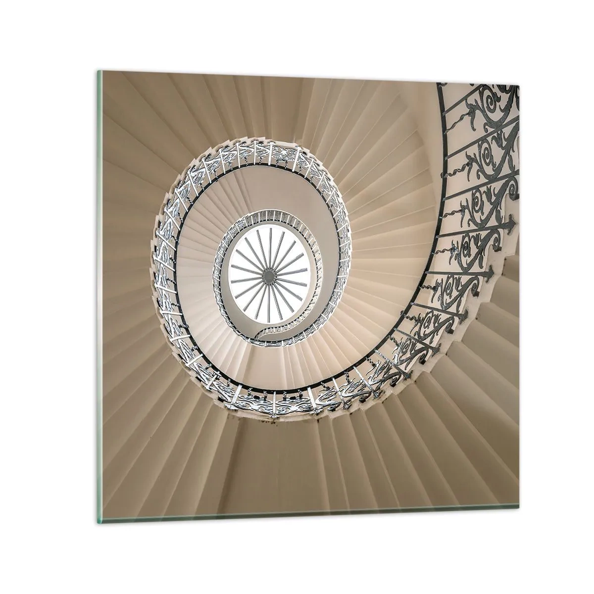 Quadro em vidro - Dentro da casca - 50x50 cm