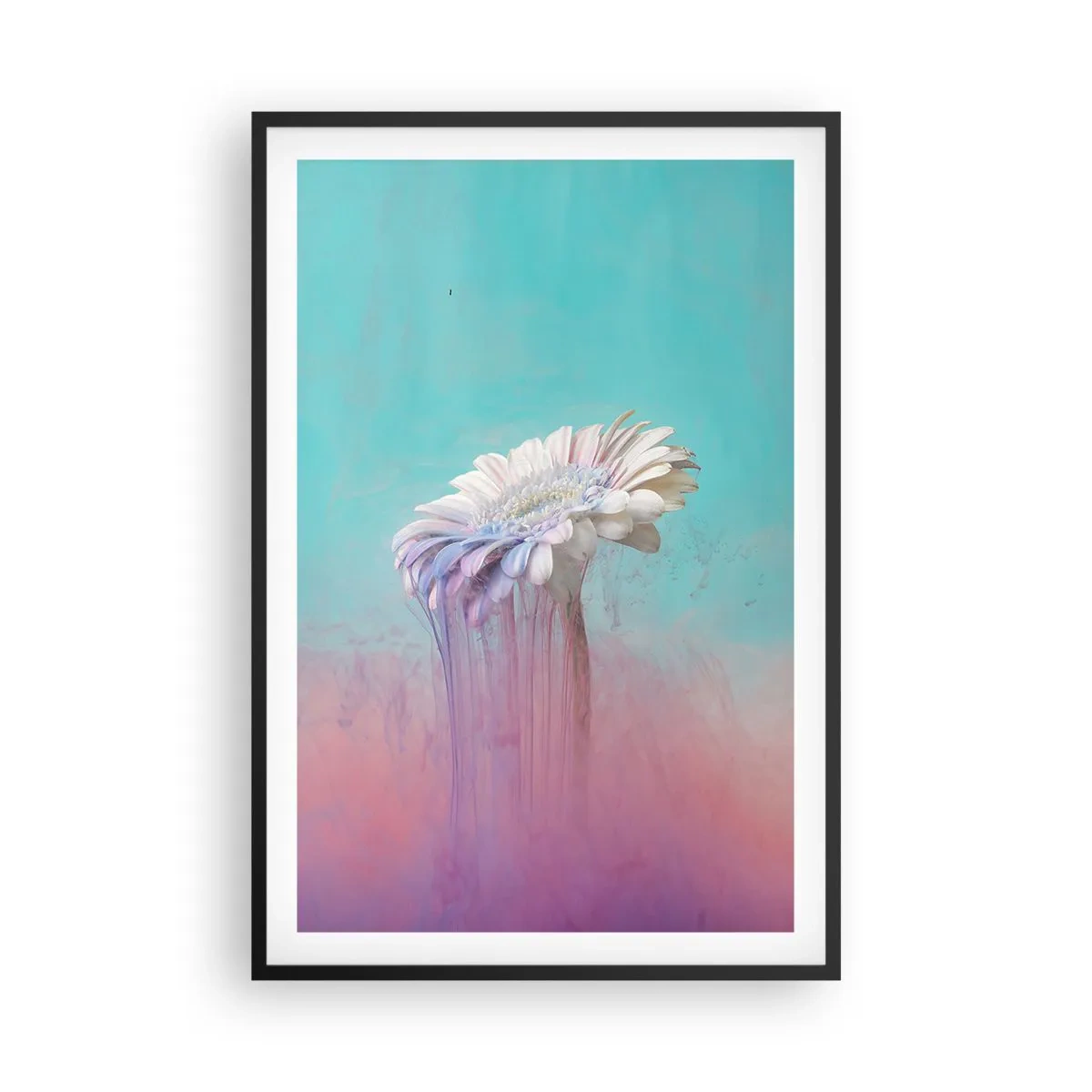 Pôster com moldura preta - O submundo das flores - 61x91 cm