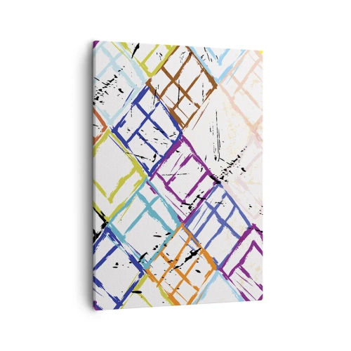 Quadro em tela - Quartos para alugar - 50x70 cm