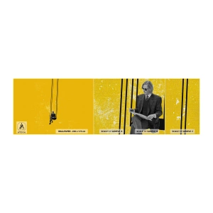 Amostra de papel de parede Premium Canvas - Dia como todos os dias - Arte Moderna, Balanço, Homem - 100x30 cm