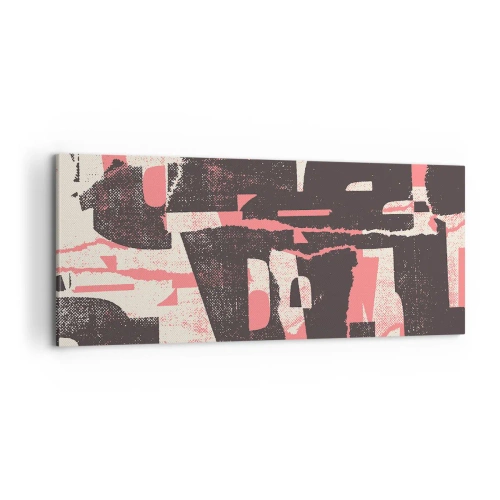 Quadro em tela - Todo esse barulho - 100x40 cm