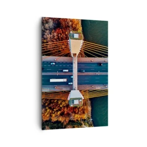 Quadro em tela - Além das águas, além das florestas - 80x120 cm