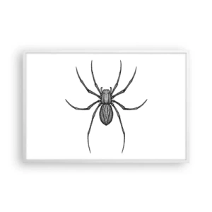 Pôster em moldura branca - Precisão perturbadora - 91x61 cm