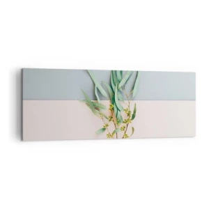 Quadro em tela - Sutileza pastel - 140x50 cm