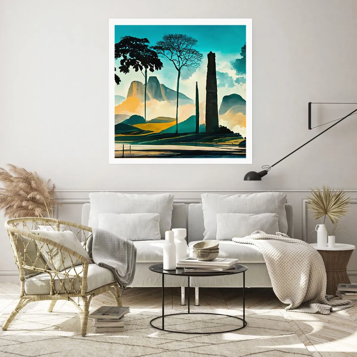 Pôster - Cada vez mais alto - 60x60 cm