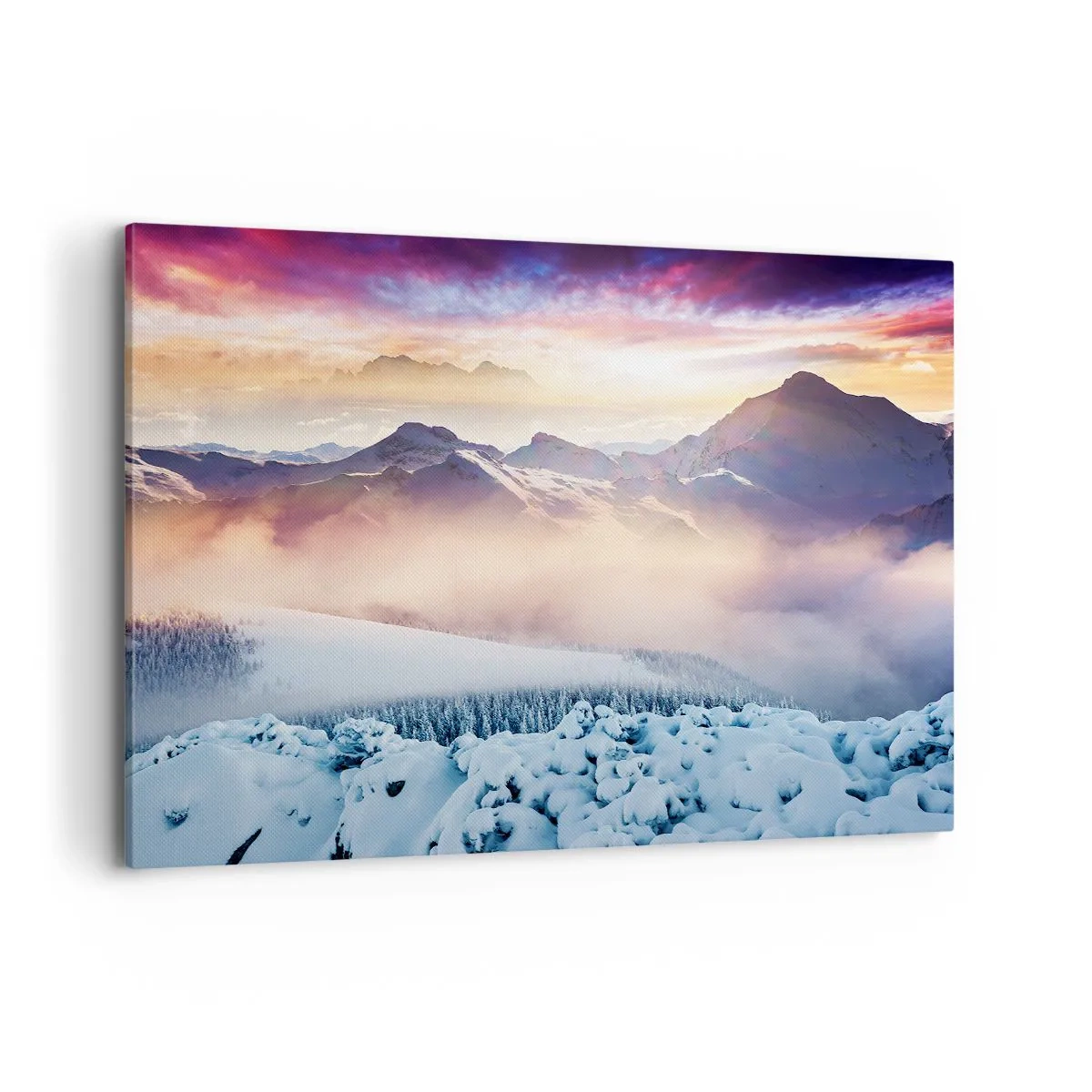 Quadro em tela - O poder e a pureza da natureza - 120x80 cm