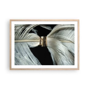 Pôster com moldura de carvalho claro - ...todos os dias da nossa vida... - 70x50 cm