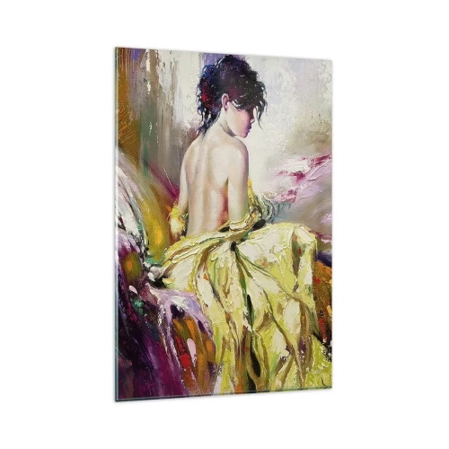 Quadro em vidro - Entre a boca e a borda do copo - 80x120 cm