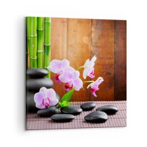 Quadro em tela - Experimente os prazeres do Oriente - 60x60 cm