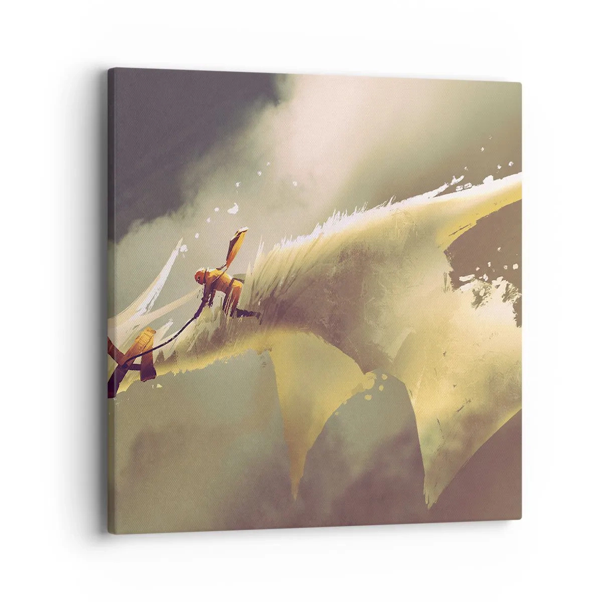 Quadro em tela - A resgatar o mundo - 40x40 cm