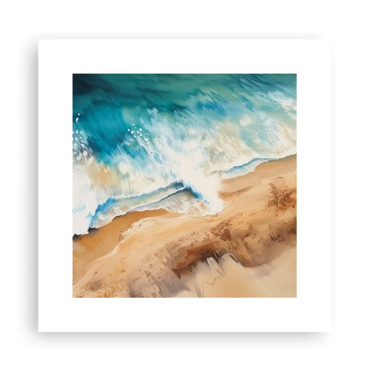 Pôster - A onda que retorna - 30x30 cm