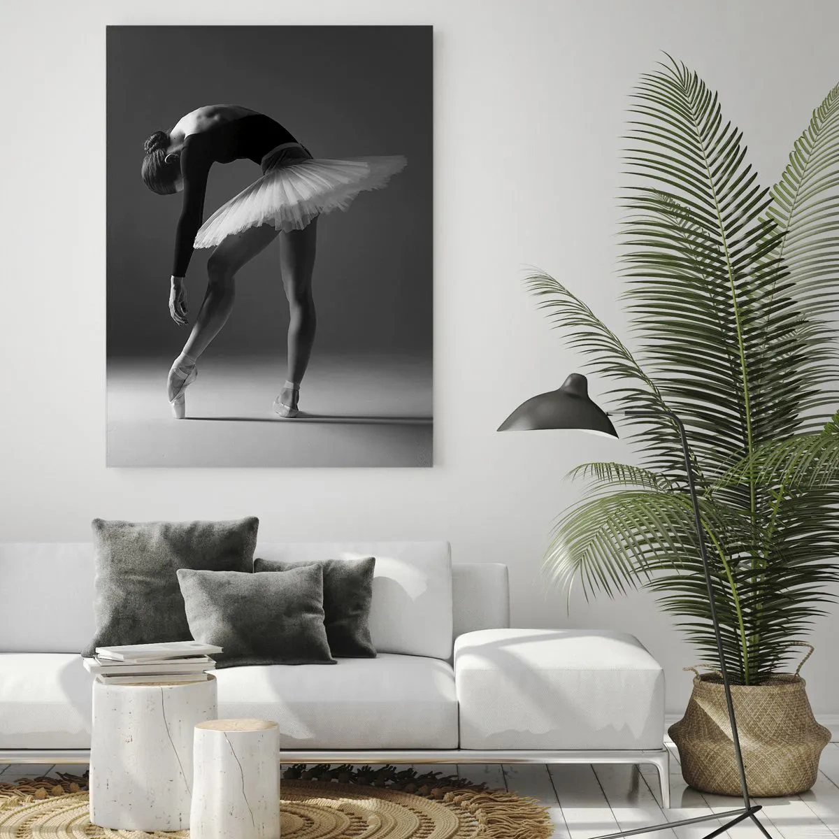 Quadro em vidro - Bella balerina - 50x70 cm