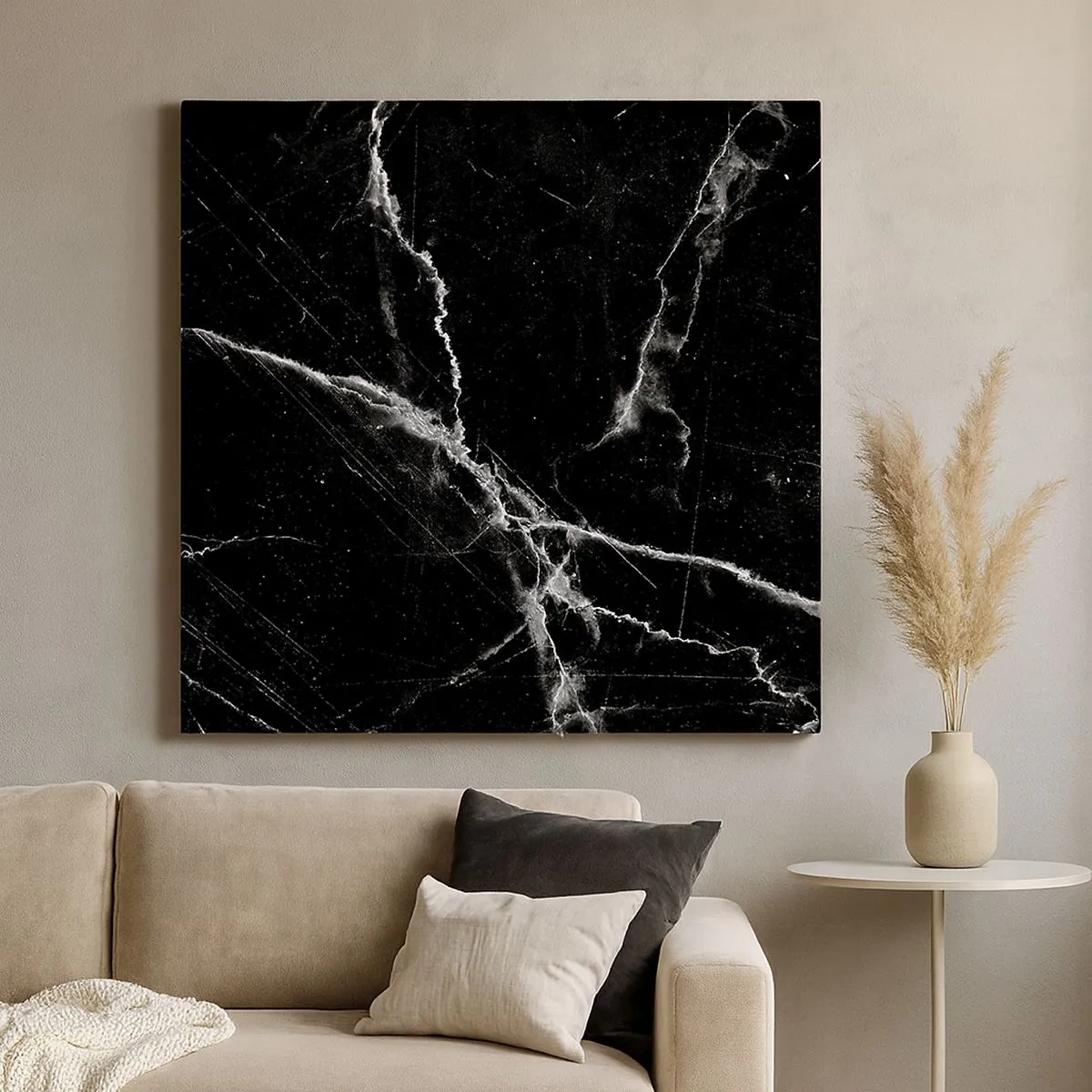 Quadro em tela - A vida secreta da pedra - 30x30 cm