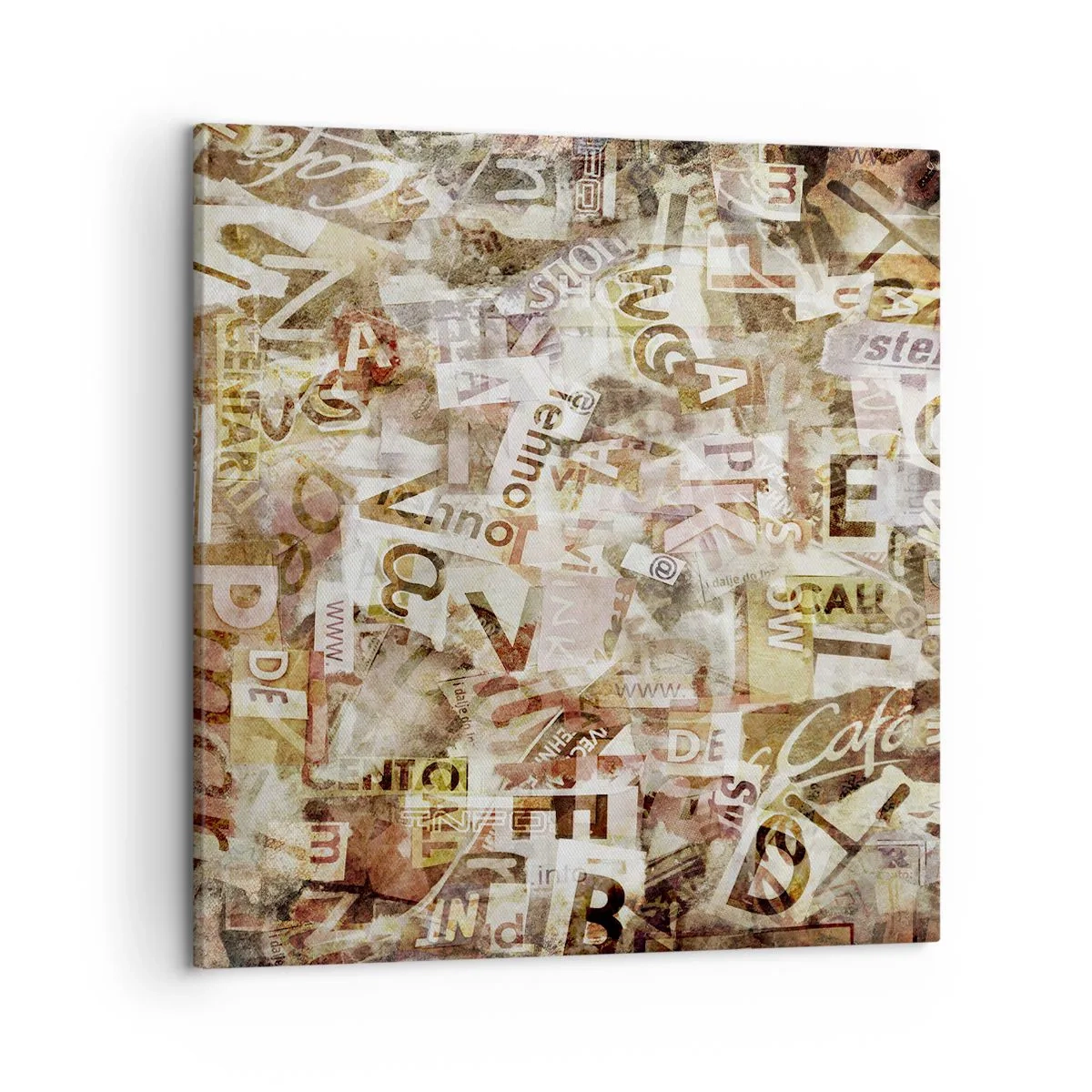 Quadro em tela - Unificando a conversa fiada - 50x50 cm