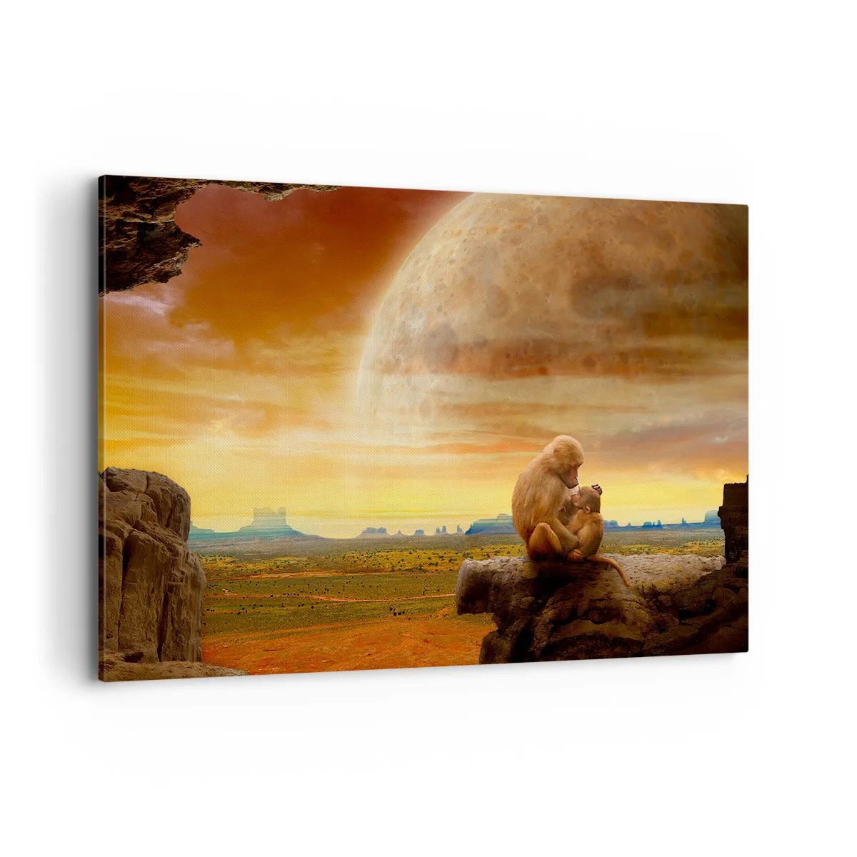 Quadro em tela - O amor é o mesmo em todos os lugares - 120x80 cm