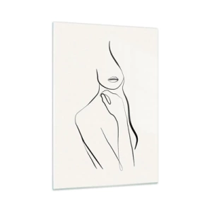 Quadro em vidro - Uma onda de melancolia - 50x70 cm