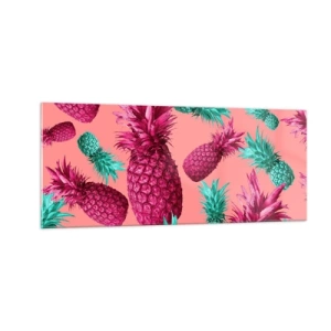 Quadro em vidro - A liberdade é doce - 100x40 cm