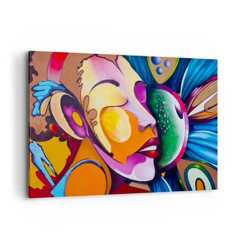 Quadro em tela - Toque de cor - 120x80 cm