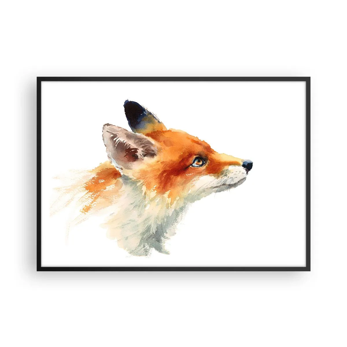 Pôster com moldura preta - Nunca é demais ter cuidado - 100x70 cm