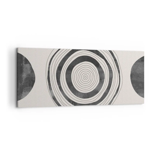 Quadro em tela - Importante é o que há no caminho - 100x40 cm