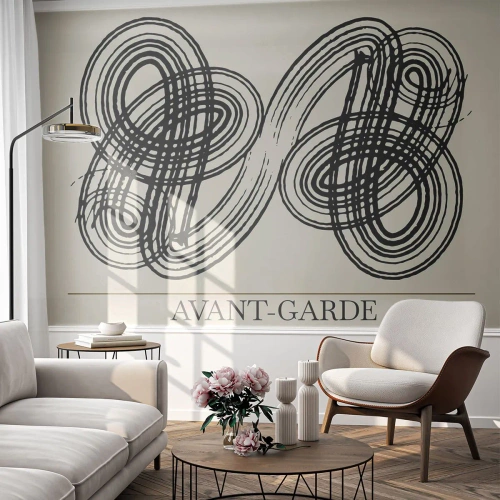 Papel de Parede Autocolante Deluxe Sticker - Saiu espontaneamente - Minimalismo, escandinavo, Escrita - 100x70 cm