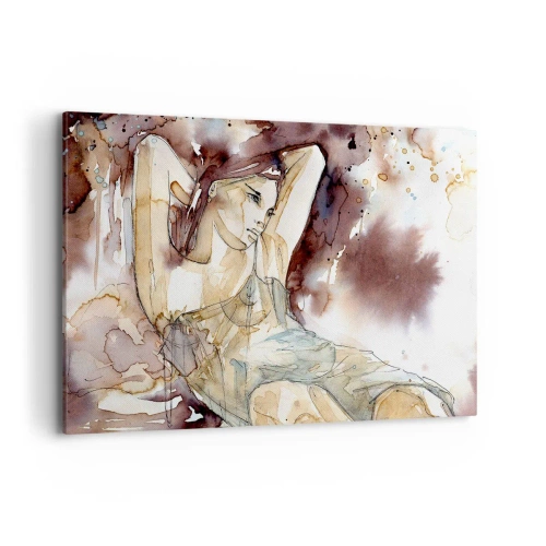 Quadro em tela - Em lilás - 120x80 cm