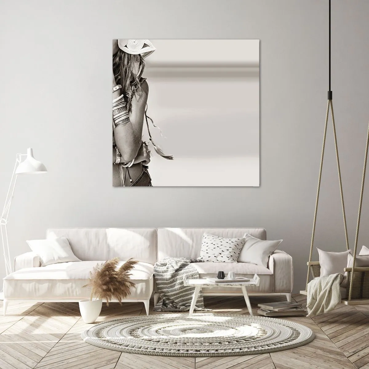 Quadro em tela - Como uma menina - 50x50 cm