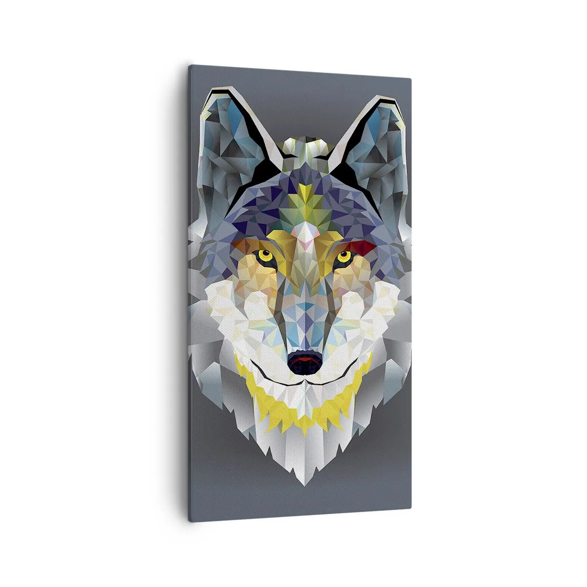 Quadro em tela - Quem não quer ser lobo, não lhe veste a pele - 55x100 cm