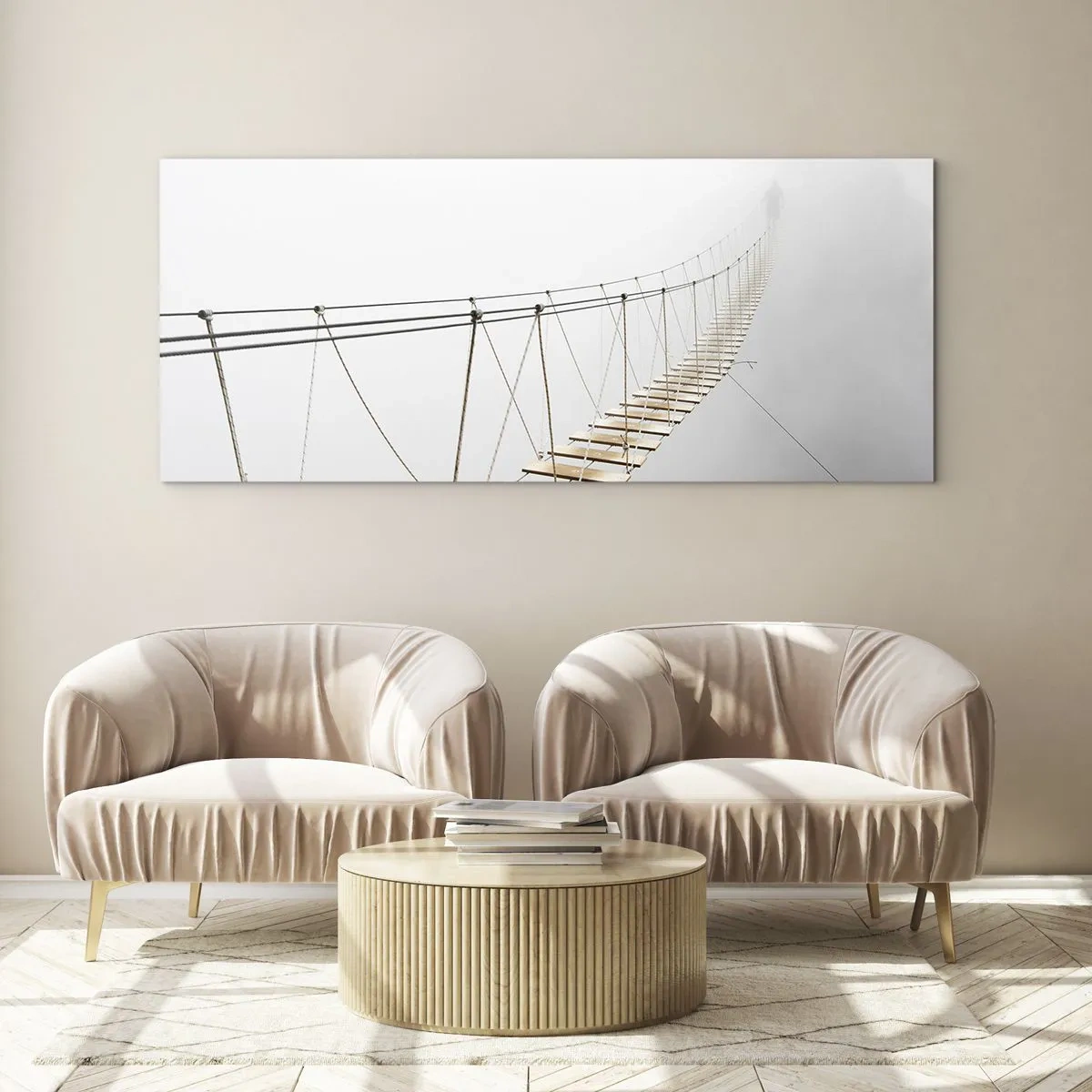 Quadro em vidro - Para onde levará? - 120x50 cm