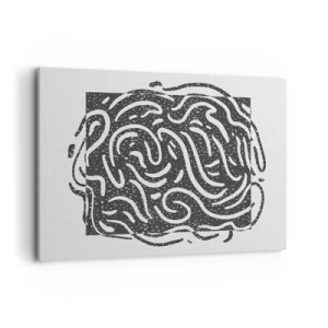 Quadro em tela - Resumo: dança da alegria - 120x80 cm