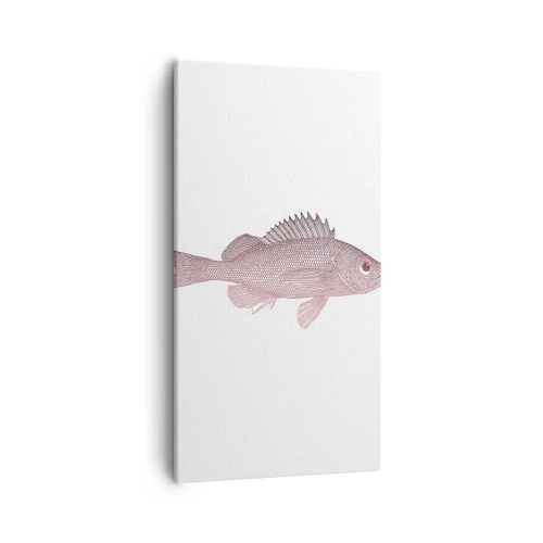 Quadro em tela - Peixe de olhos grandes - 55x100 cm