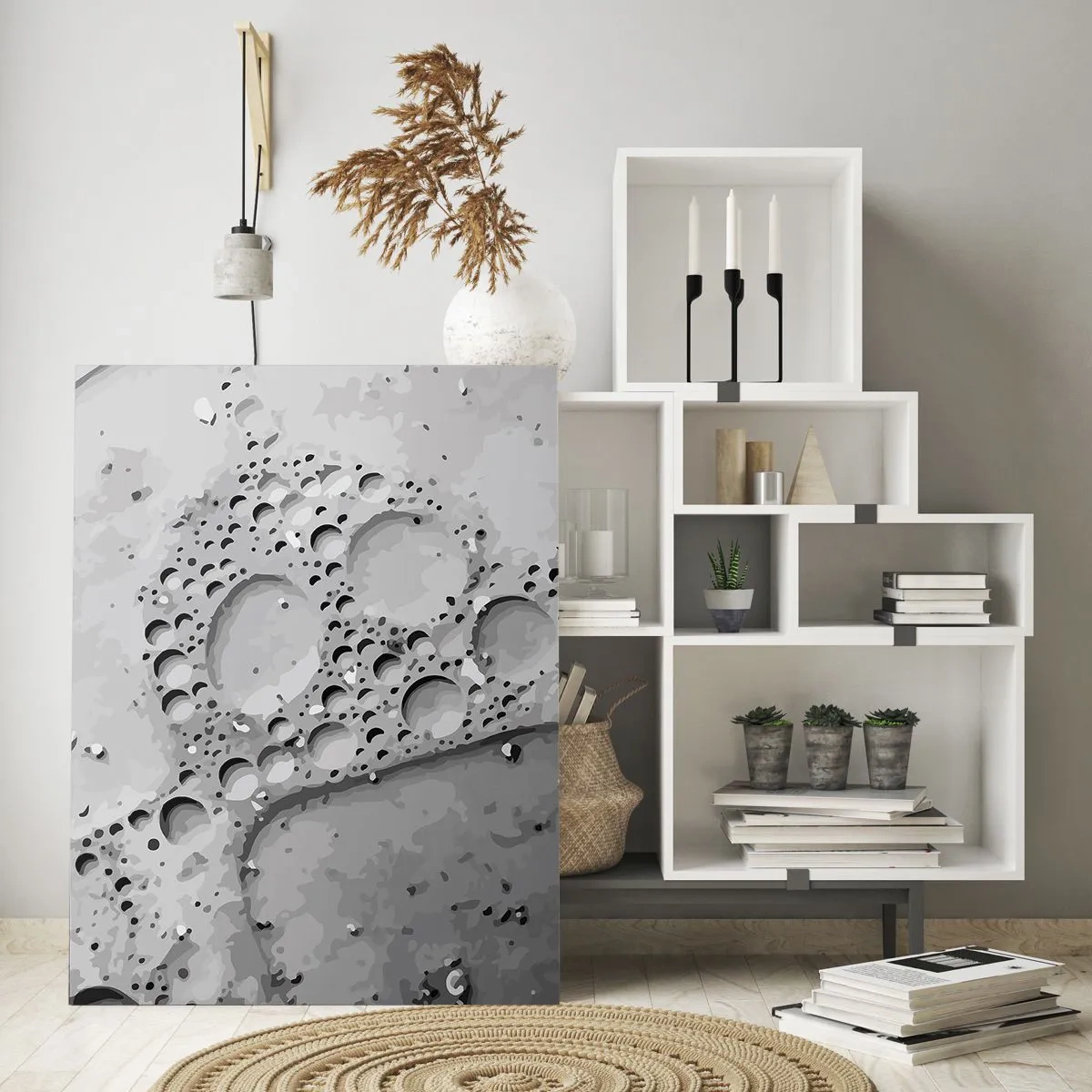 Quadro em vidro - Vestígio de espuma - 50x70 cm