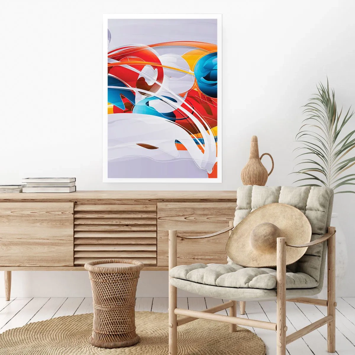 Pôster - A dança dos elementos da natureza - 61x91 cm