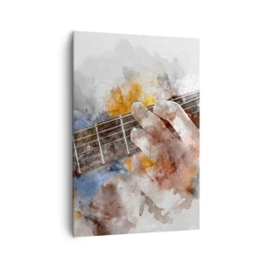 Quadro em tela - Poesia entre as cordas - 70x100 cm