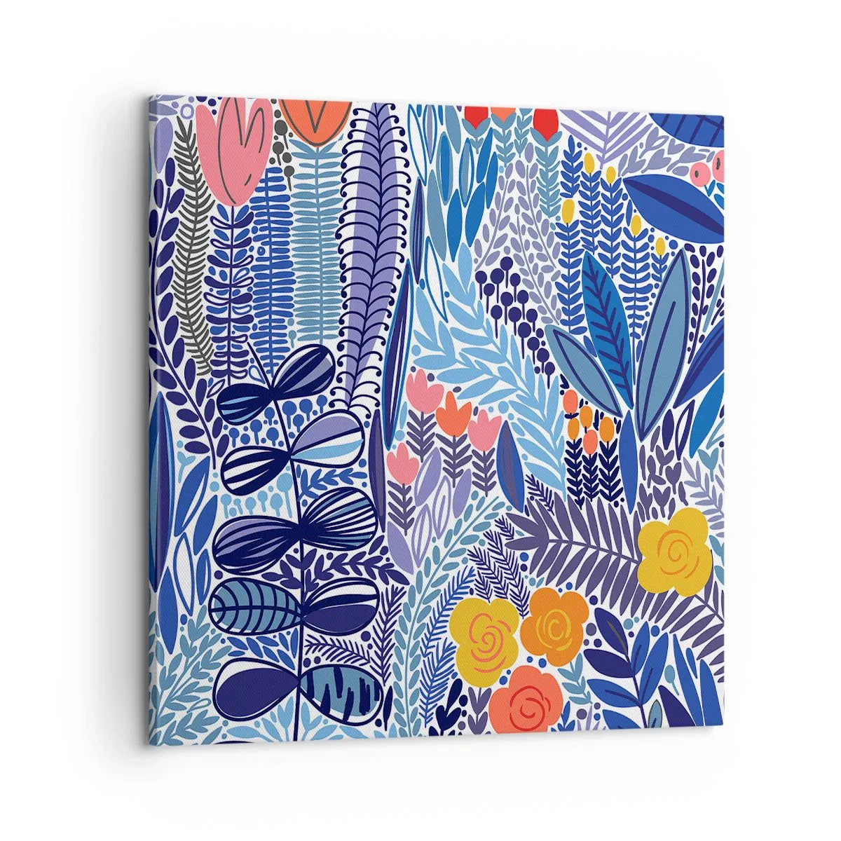 Quadro em tela - Jardim Havaiano - 60x60 cm