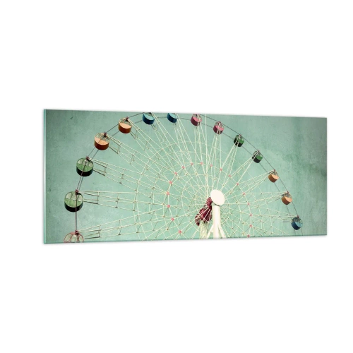 Quadro em vidro - Diverte-te - 100x40 cm