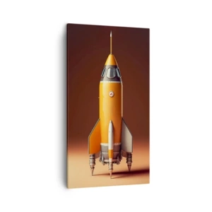 Quadro em tela - Tudo começa com um sonho - 45x80 cm