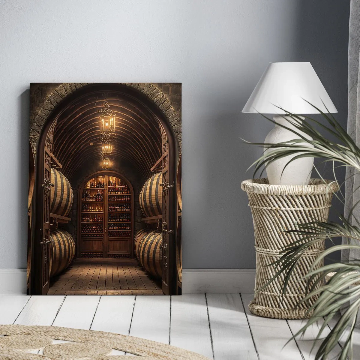 Quadro em tela - Porão atmosférico - 50x70 cm