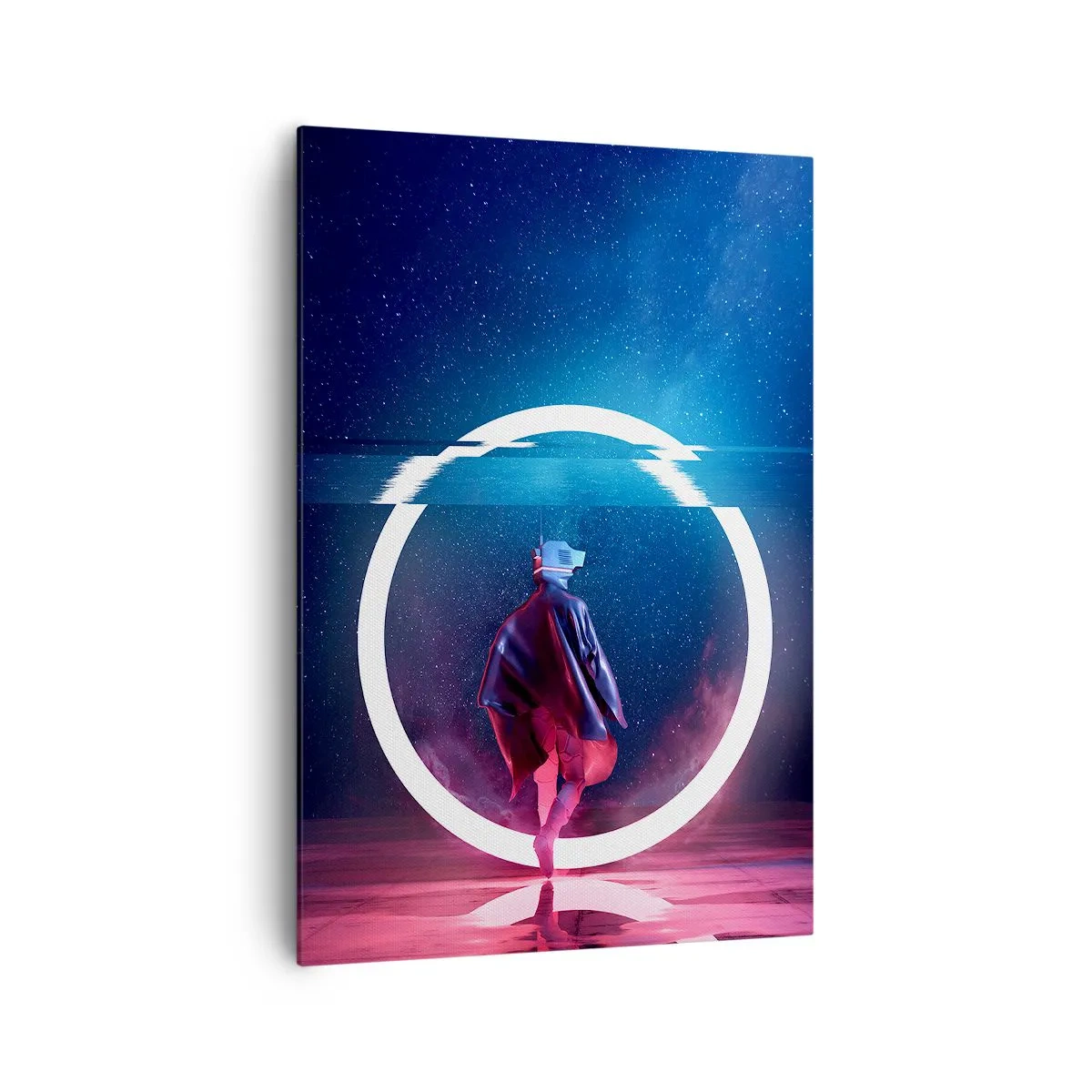 Quadro em tela - Entre Mundos - 70x100 cm