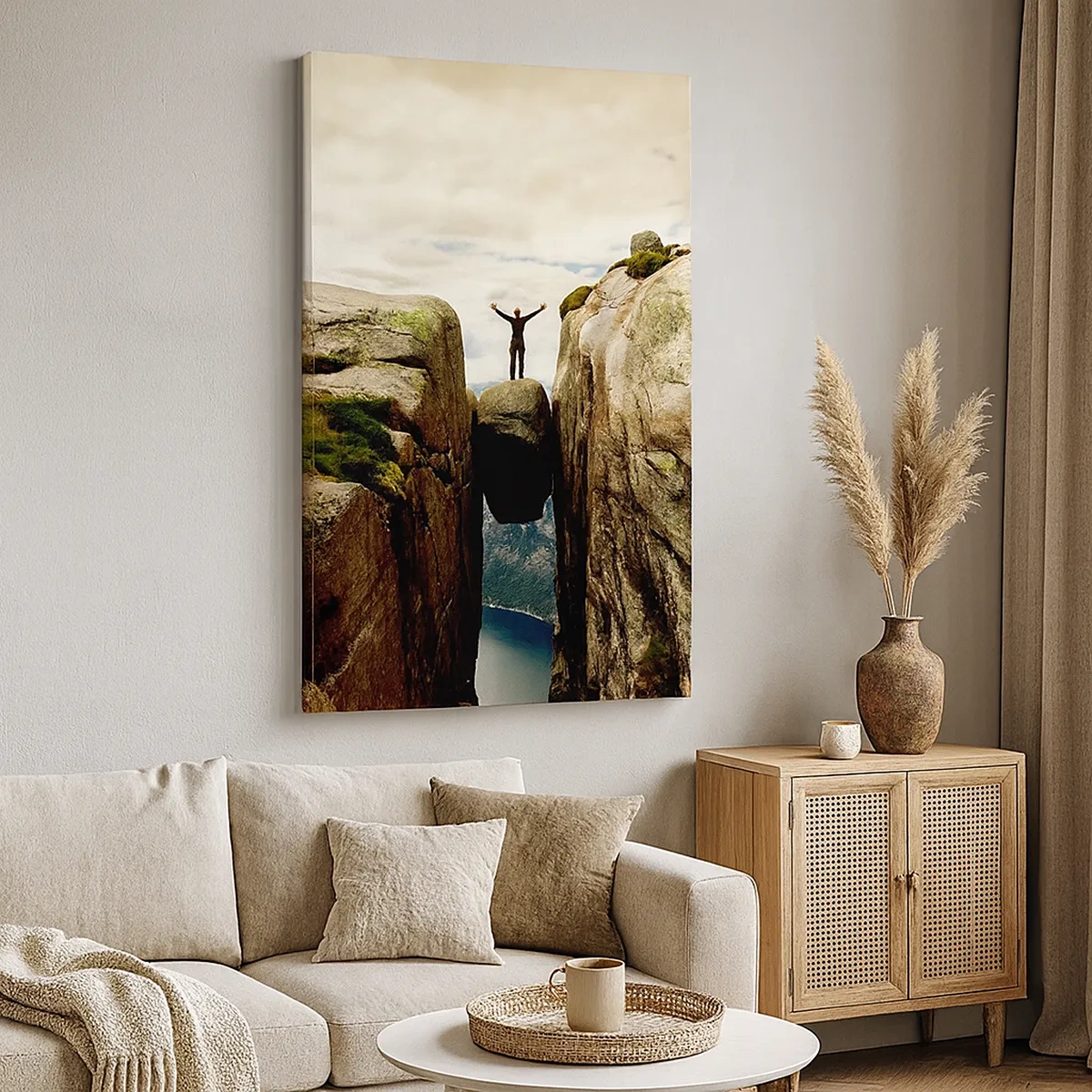 Quadro em tela - Como me sinto?! - 50x70 cm