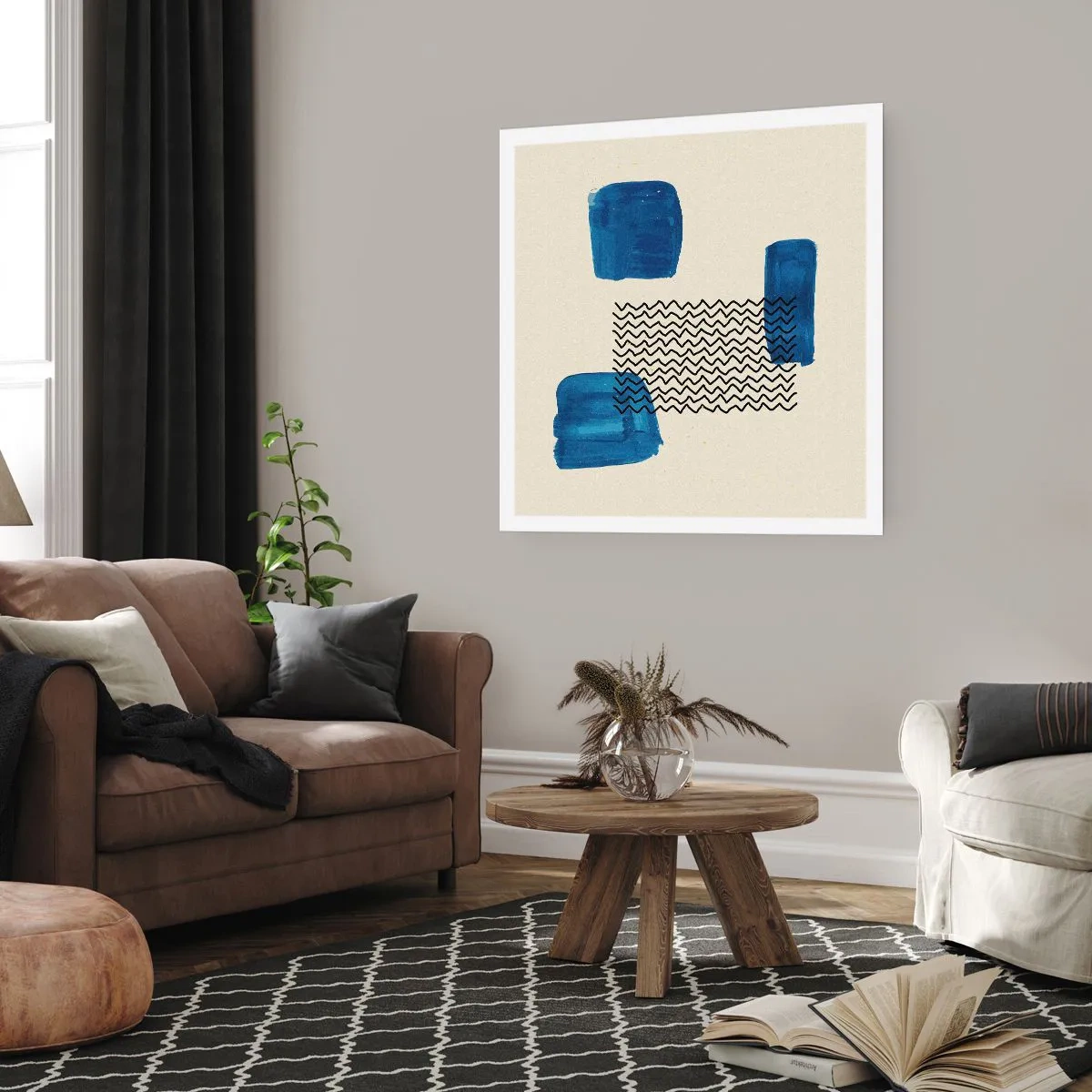 Pôster - Quarteto abstrato - 60x60 cm