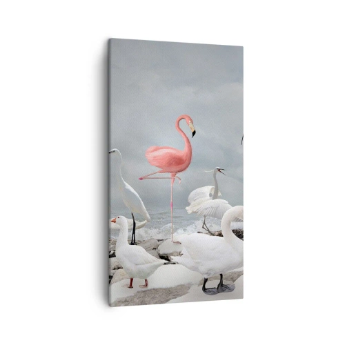 Quadro em tela - Como vim parar aqui? - 45x80 cm