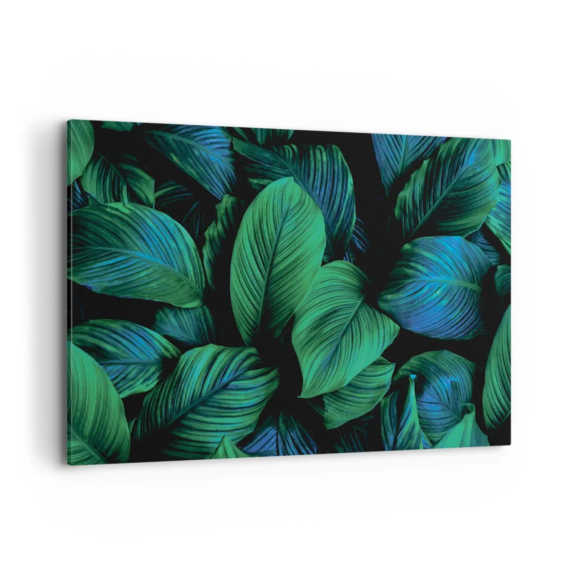 Quadro em tela - Na multidão verde - 100x70 cm