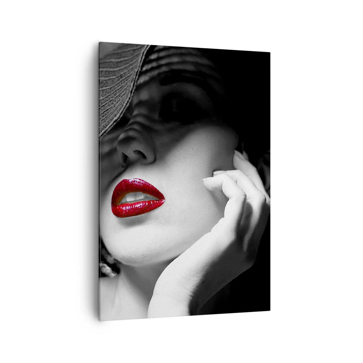 Quadro em tela - Um estudo em vermelho - 70x100 cm