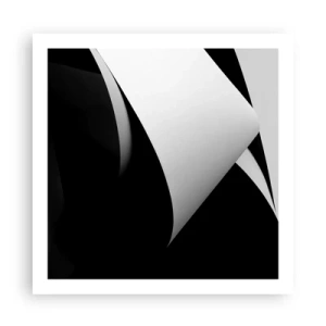 Pôster - Planos de luz das profundezas da sombra - 60x60 cm