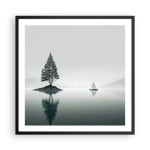 Pôster com moldura preta - Sonho dos sonhos - 60x60 cm