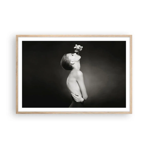 Pôster com moldura de carvalho claro - Elegância excêntrica - 91x61 cm