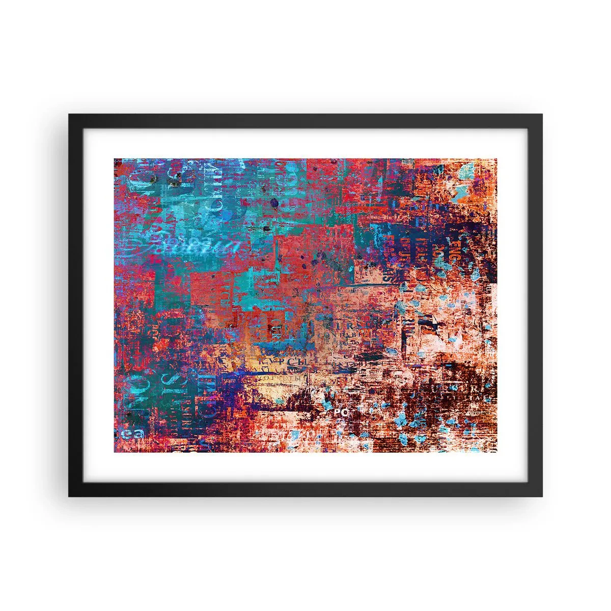 Pôster com moldura preta - Memória e esquecimento - 50x40 cm