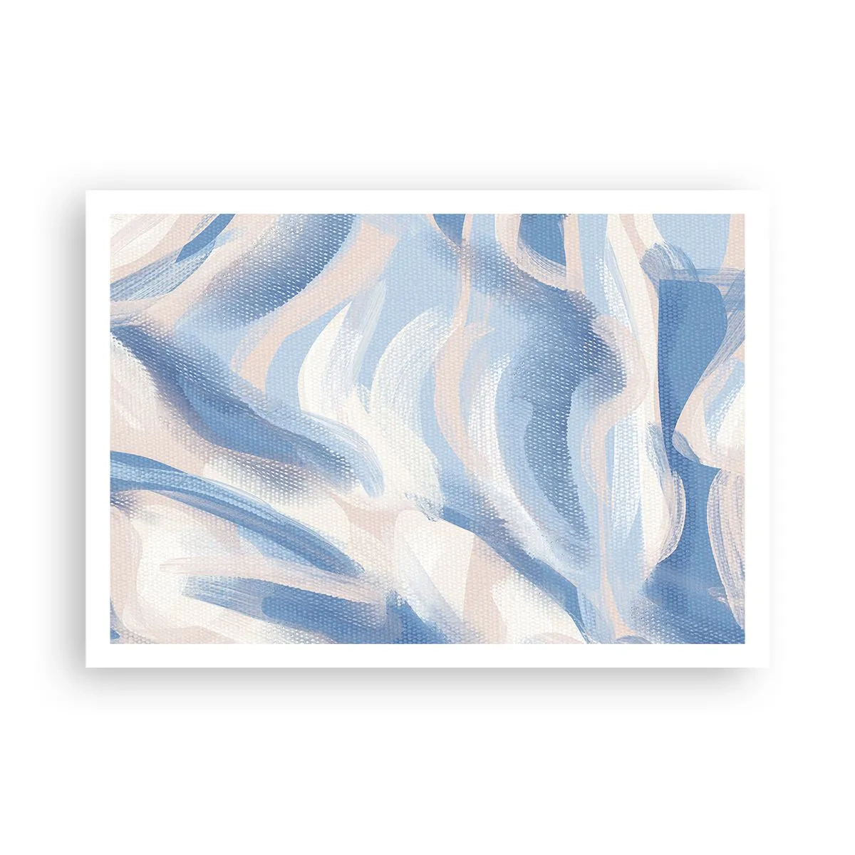 Pôster - Ondas azuis - 100x70 cm